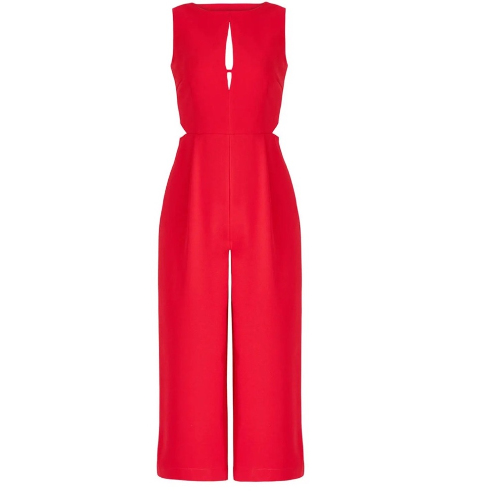 BISHOP + YOUNG Red Artemis Jumpsuit NWT